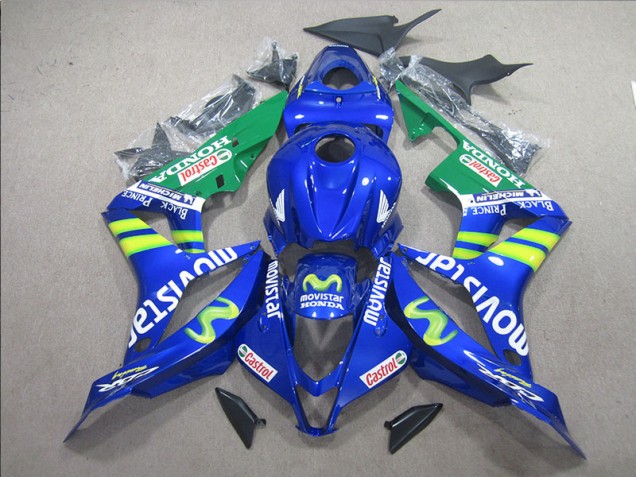 07-08 Blue White Movistar CBR600RR Motorcycle Fairings 07-08 Blue White Movistar CBR600RR Motorcycle Fairings