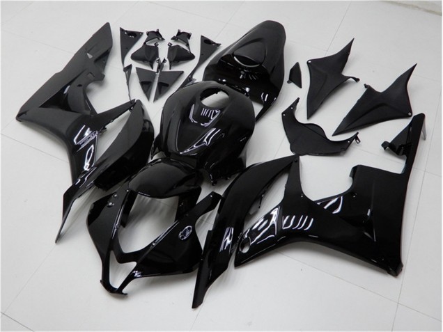 07-08 Glossy Black CBR600RR Motorcycle Fairings 07-08 Glossy Black CBR600RR Motorcycle Fairings