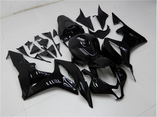 07-08 Glossy Black CBR600RR Motorcycle Fairings 07-08 Glossy Black CBR600RR Motorcycle Fairings