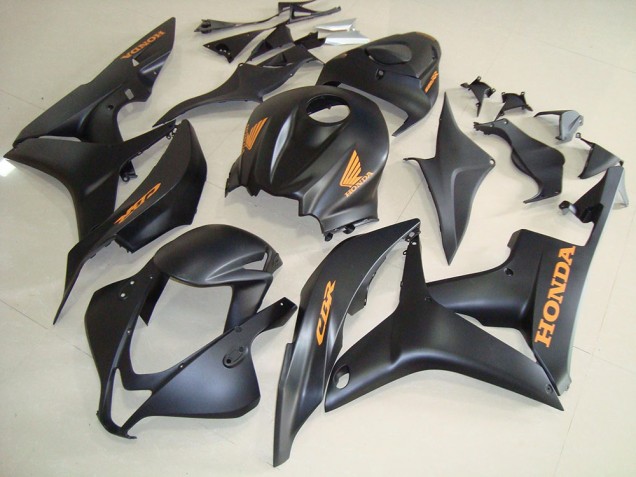 07-08 Matte Black CBR600RR Motorcycle Fairings 07-08 Matte Black CBR600RR Motorcycle Fairings
