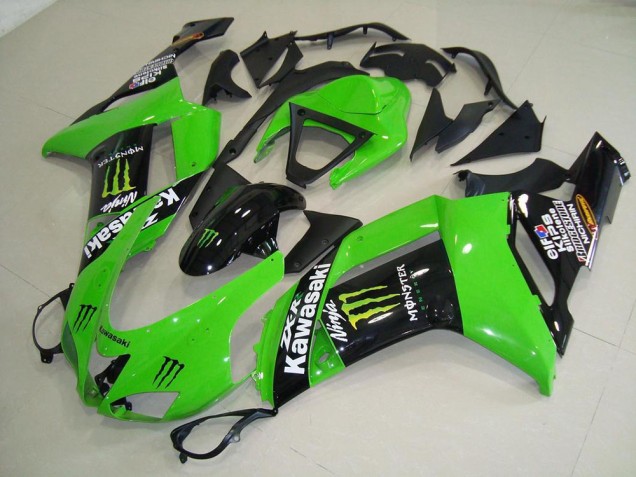 07-08 Monster Green ZX6R Motorcycle Fairings 07-08 Monster Green ZX6R Motorcycle Fairings