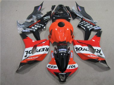 07-08 Orange Black Repsol CBR600RR Motorcycle Fairings