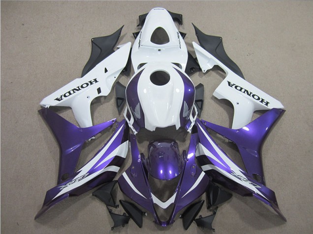 07-08 Purple White CBR600RR Motorcycle Fairings 07-08 Purple White CBR600RR Motorcycle Fairings