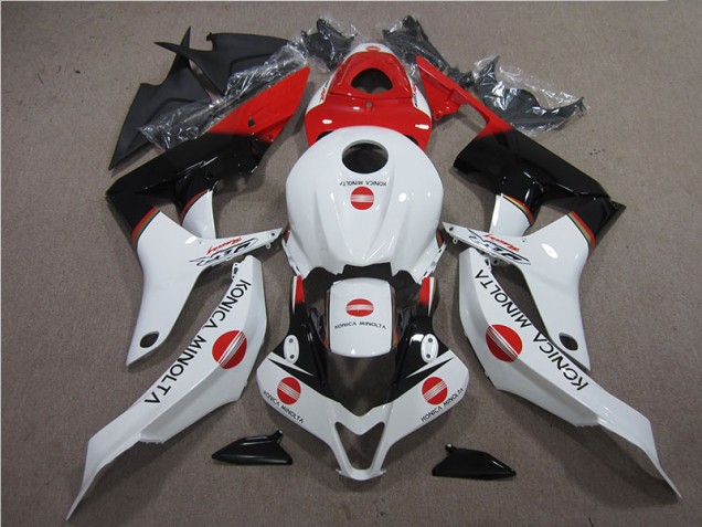 07-08 Red White Black Konica Minolta CBR600RR Motorcycle Fairings 07-08 Red White Black Konica Minolta CBR600RR Motorcycle Fairings