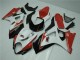 07-08 Red White GSXR 1000 Motorcycle Fairing 07-08 Red White GSXR 1000 Motorcycle Fairing