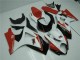 07-08 Red White GSXR 1000 Motorcycle Fairing 07-08 Red White GSXR 1000 Motorcycle Fairing