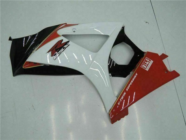 07-08 Red White GSXR 1000 Motorcycle Fairing 07-08 Red White GSXR 1000 Motorcycle Fairing
