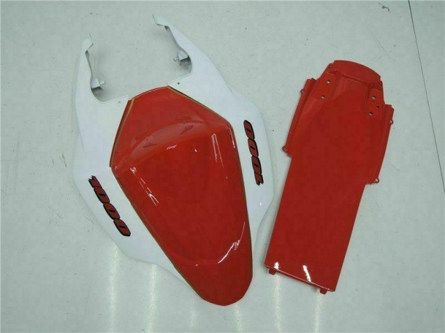 07-08 Red White GSXR 1000 Motorcycle Fairing 07-08 Red White GSXR 1000 Motorcycle Fairing