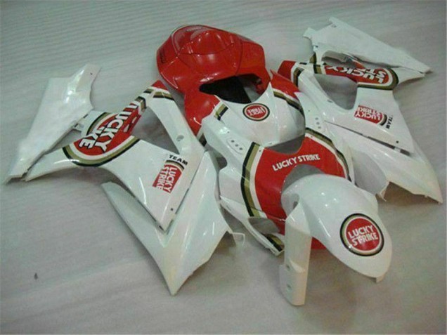 07-08 Red White GSXR 1000 Motorcycle Fairings 07-08 Red White GSXR 1000 Motorcycle Fairings