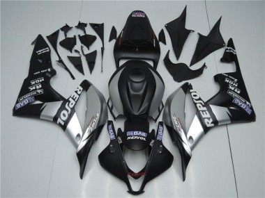 07-08 Silver Repsol Black CBR600RR Motorcycle Fairings