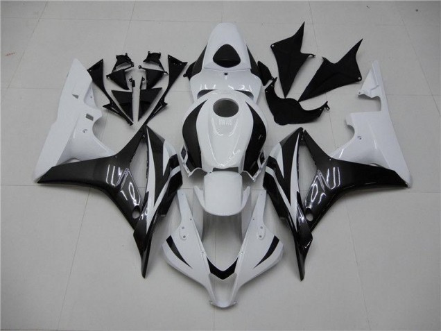 07-08 White Black CBR600RR Motorcycle Fairing 07-08 White Black CBR600RR Motorcycle Fairing