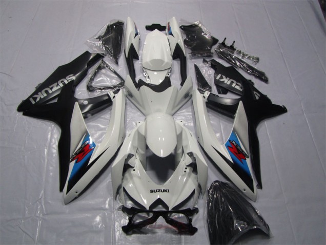 07-08 White Black GSXR 1000 Motorcycle Fairings 07-08 White Black GSXR 1000 Motorcycle Fairings