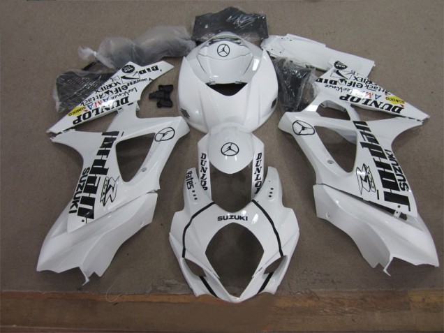 07-08 White Black Jordan GSXR 1000 Motorcycle Fairings 07-08 White Black Jordan GSXR 1000 Motorcycle Fairings