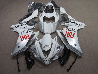 07-08 White Fiat YZF R1 Motorcycle Fairings