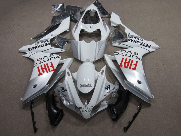 07-08 White Fiat YZF R1 Motorcycle Fairings