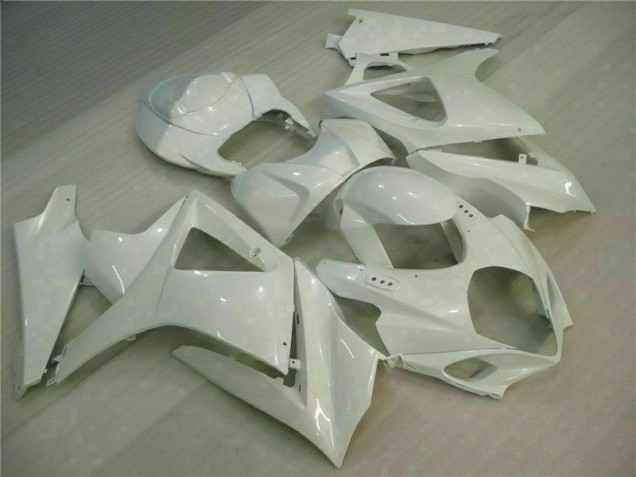 07-08 White GSXR 1000 Motorcycle Fairings