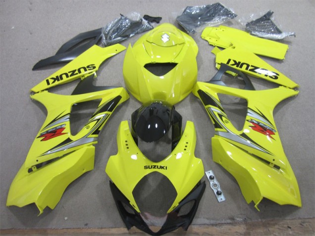 07-08 Yellow Black GSXR 1000 Motorcycle Bodywork 07-08 Yellow Black GSXR 1000 Motorcycle Bodywork