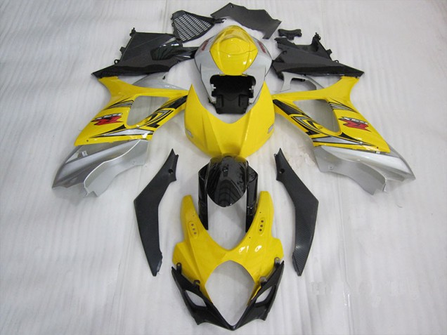 07-08 Yellow Black GSXR 1000 Motorcycle Fairing 07-08 Yellow Black GSXR 1000 Motorcycle Fairing