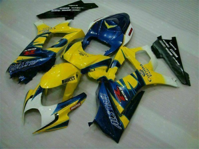 07-08 Yellow GSXR 1000 Motorcycle Fairing 07-08 Yellow GSXR 1000 Motorcycle Fairing