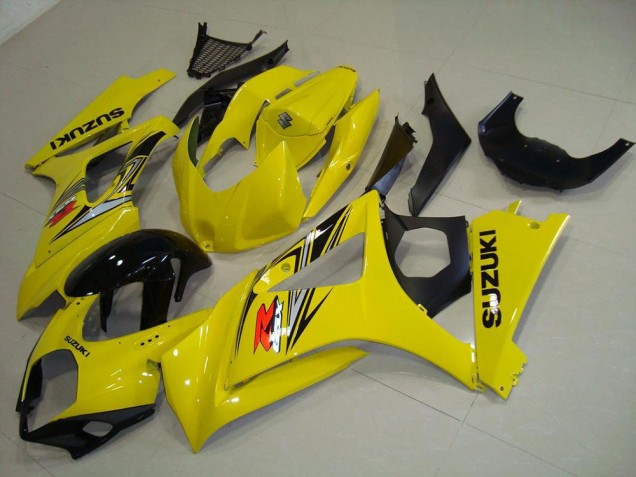 07-08 Yellow GSXR 1000 Motorcycle Fairings 07-08 Yellow GSXR 1000 Motorcycle Fairings