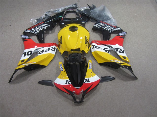 07-08 Yellow Red Black Repsol CBR600RR Motorcycle Fairings 07-08 Yellow Red Black Repsol CBR600RR Motorcycle Fairings