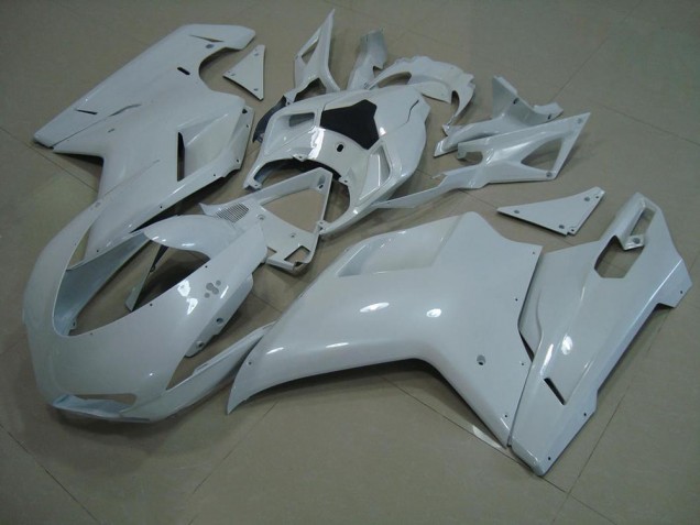 07-14 Glossy White Ducati 848 1098 1198 Motorcycle Fairings 07-14 Glossy White Ducati 848 1098 1198 Motorcycle Fairings