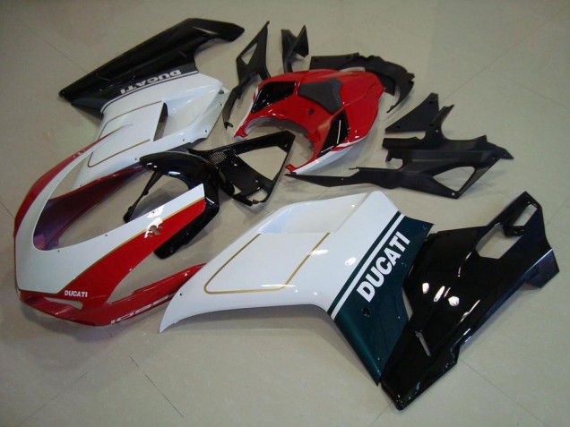 07-14 Tri Color Ducati 848 1098 1198 Motorcycle Fairings 07-14 Tri Color Ducati 848 1098 1198 Motorcycle Fairings