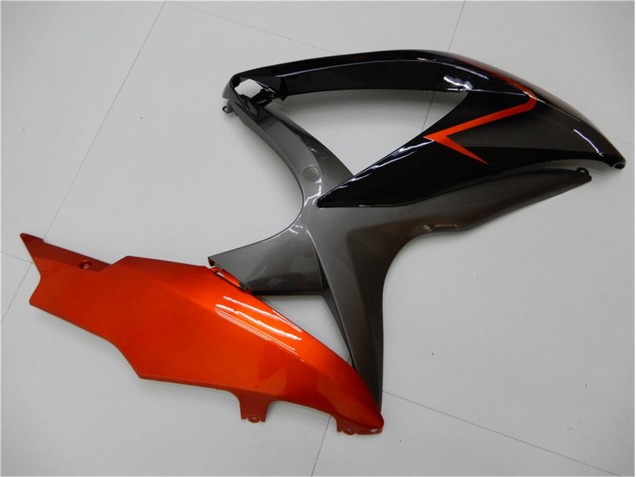 08-10 Black Orange Grey GSXR 600/750 Motorcycle Fairings 08-10 Black Orange Grey GSXR 600/750 Motorcycle Fairings