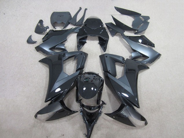 08-10 Black ZX10R Motorcycle Fairings 08-10 Black ZX10R Motorcycle Fairings
