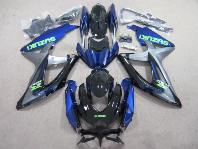 08-10 Blue Green Decal GSXR 600 Motorcycle Fairings 08-10 Blue Green Decal GSXR 600 Motorcycle Fairings