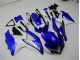 08-10 Blue White GSXR 600/750 Motorcycle Fairings