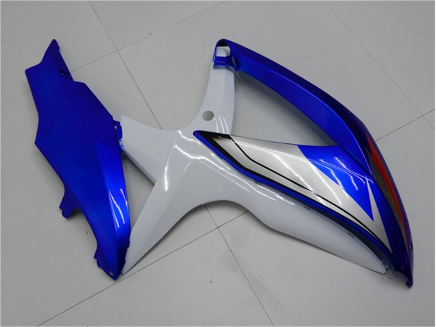 08-10 Blue White GSXR 600/750 Motorcycle Fairings