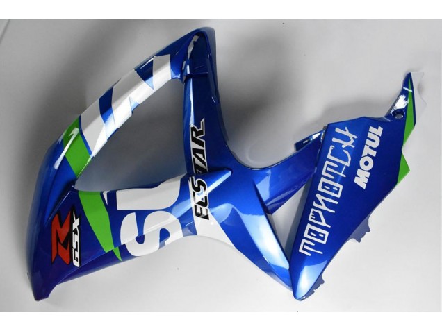 08-10 Blue White Green GSXR 600/750 Motorcycle Fairings