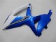 08-10 White Blue GSXR 600/750 Motorcycle Fairing
