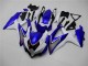 08-10 White Blue GSXR 600/750 Motorcycle Fairings 08-10 White Blue GSXR 600/750 Motorcycle Fairings