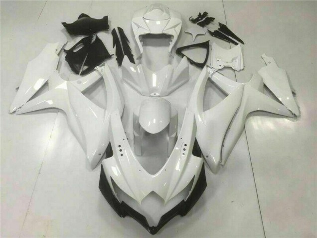 08-10 White GSXR 600/750 Motorcycle Bodywork 08-10 White GSXR 600/750 Motorcycle Bodywork