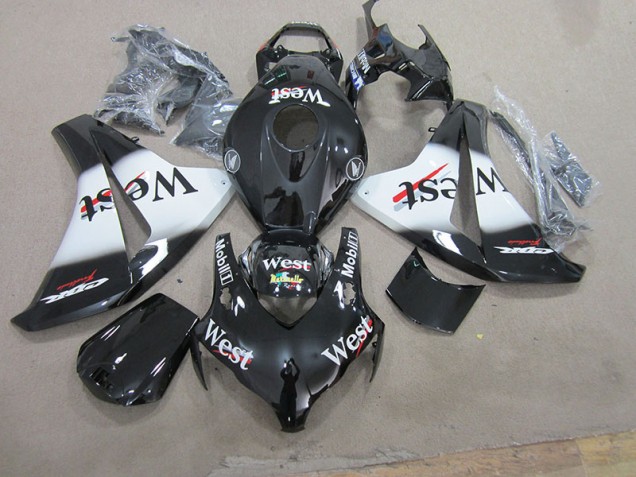 08-11 Black West CBR1000RR Motorcycle Fairings 08-11 Black West CBR1000RR Motorcycle Fairings