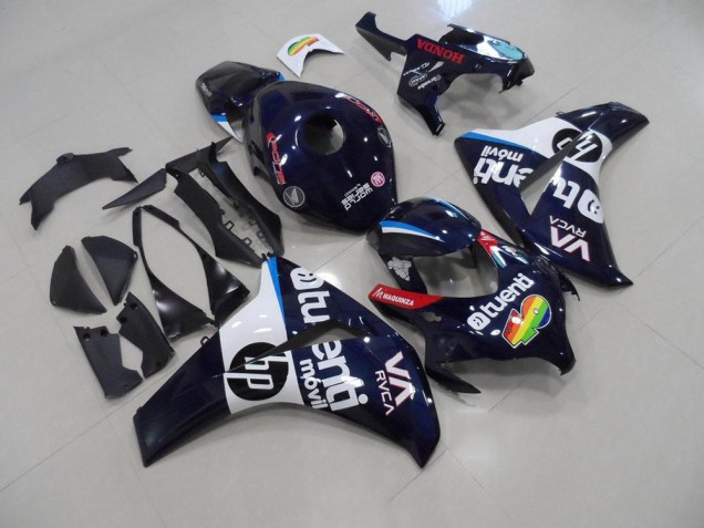 08-11 Dark Blue HP CBR1000RR Motorcycle Fairings 08-11 Dark Blue HP CBR1000RR Motorcycle Fairings