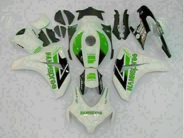 08-11 Green White CBR1000RR Motorcycle Bodywork