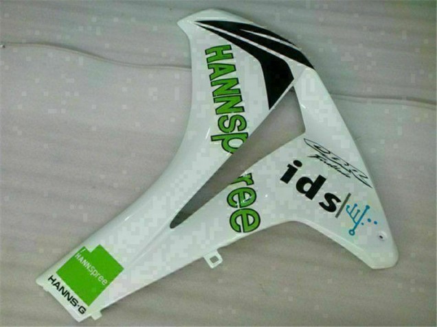 08-11 Green White CBR1000RR Motorcycle Fairing