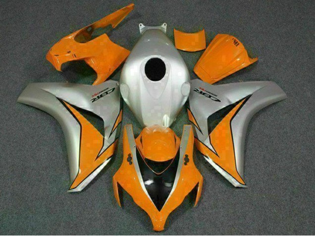 08-11 Orange Silver CBR1000RR Motorcycle Bodywork 08-11 Orange Silver CBR1000RR Motorcycle Bodywork