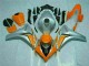 08-11 Orange Silver CBR1000RR Motorcycle Fairing 08-11 Orange Silver CBR1000RR Motorcycle Fairing