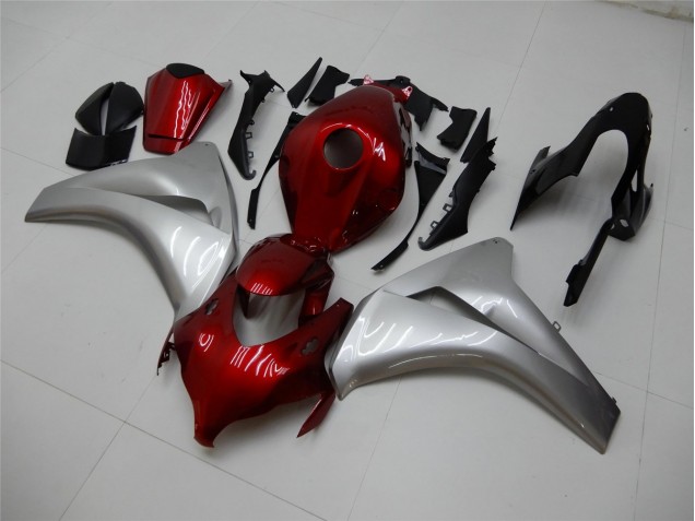 08-11 Red Silver CBR1000RR Motorcycle Fairing