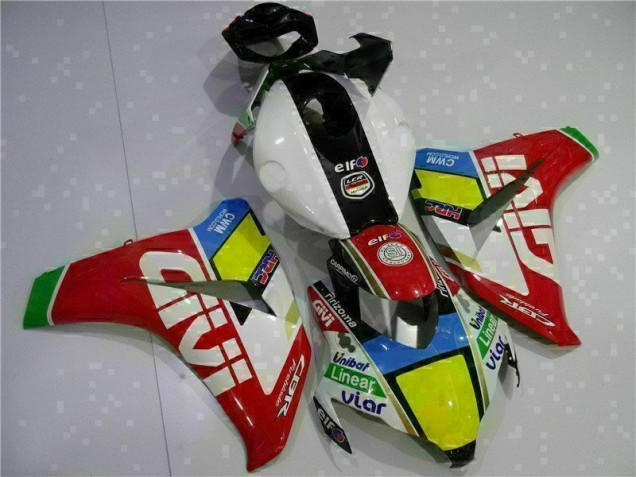 08-11 Red White CBR1000RR Motorcycle Fairing & Bodywork 08-11 Red White CBR1000RR Motorcycle Fairing & Bodywork