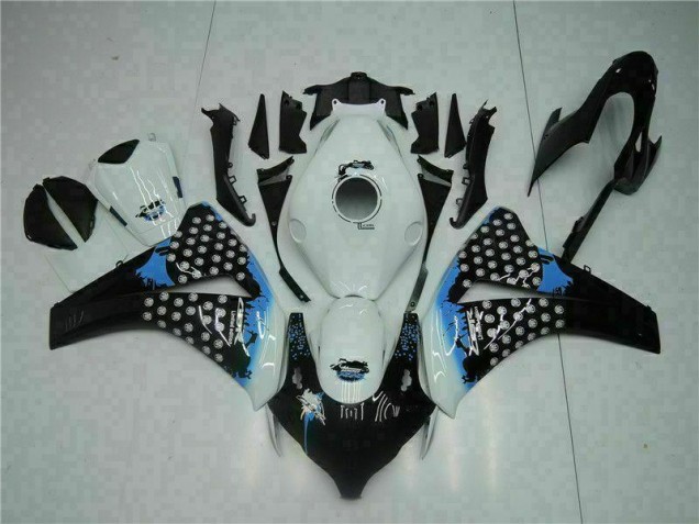 08-11 White Black CBR1000RR Full Motorcycle Fairing Kits 08-11 White Black CBR1000RR Full Motorcycle Fairing Kits