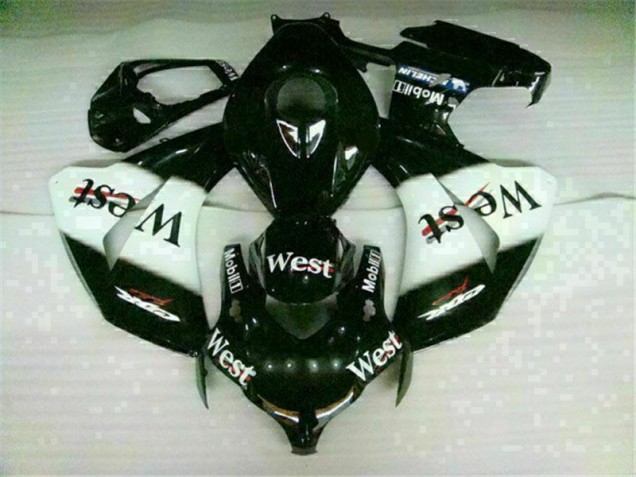 08-11 White Black West CBR1000RR Motorcycle Fairings 08-11 White Black West CBR1000RR Motorcycle Fairings