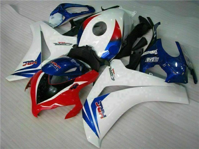08-11 White Blue CBR1000RR Motorcycle Fairing Kits