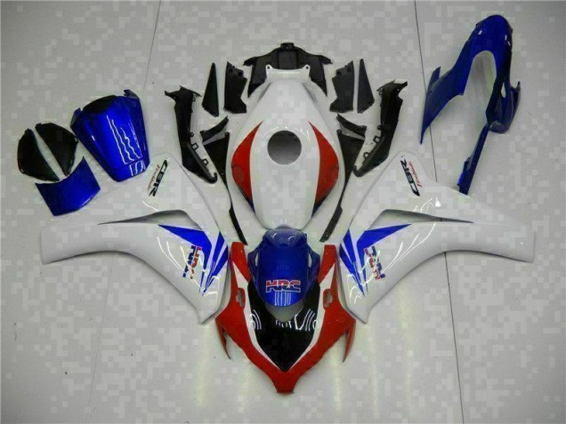 08-11 White Blue CBR1000RR Motorcycle Fairings