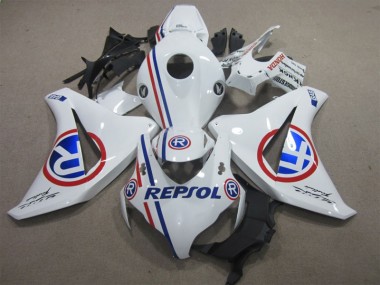08-11 White Blue Repsol CBR1000RR Motorcycle Bodywork