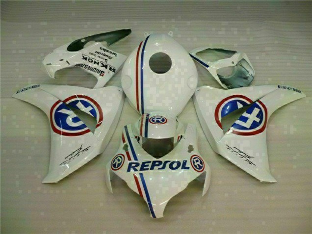 08-11 White Blue Repsol CBR1000RR Motorcycle Fairings 08-11 White Blue Repsol CBR1000RR Motorcycle Fairings